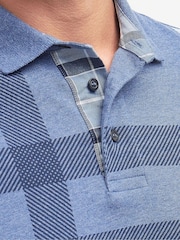 Barbour® Blue Blaine Check 100% Cotton Polo Shirt - Image 6 of 10