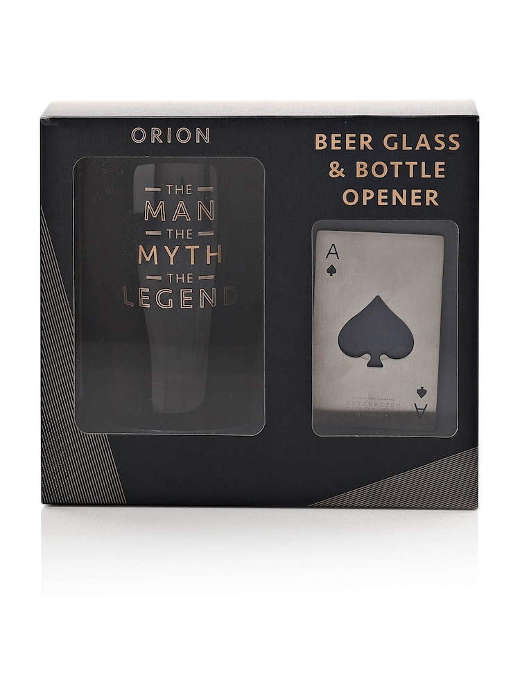Widdop Blue Beer Glass - The Man The Myth The Legend - Image 2 of 2 Widdop Blue Beer Glass - The Man The Myth The Legend - Image 2 of 2