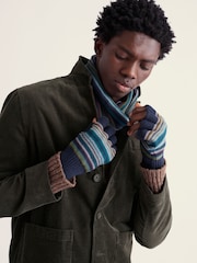 Seasalt Cornwall Blue Trenale Fingerless Gloves - Image 1 of 4