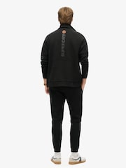 Superdry Black Tech Tapered Joggers - Image 3 of 5