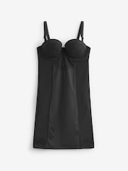 Black Firm Tummy Control Cupped Lace Slip - Image 4 of 4