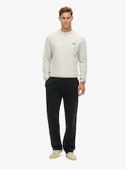 Superdry Black Luxury Sport Straight Joggers - Image 1 of 7