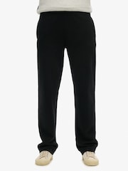 Superdry Black Luxury Sport Straight Joggers - Image 4 of 7