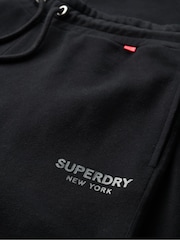 Superdry Black Luxury Sport Straight Joggers - Image 7 of 7