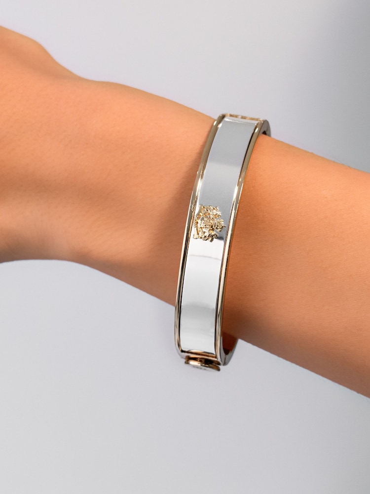 Lauren Ralph Lauren Gold Tone Crest Bangle - Image 2 of 5