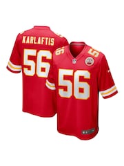 Nike Red NFL Kansas City Chiefs Home Game Jersey - George Karlaftis - Image 1 of 3