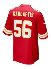Nike Red NFL Kansas City Chiefs Home Game Jersey - George Karlaftis - Image 3 of 3