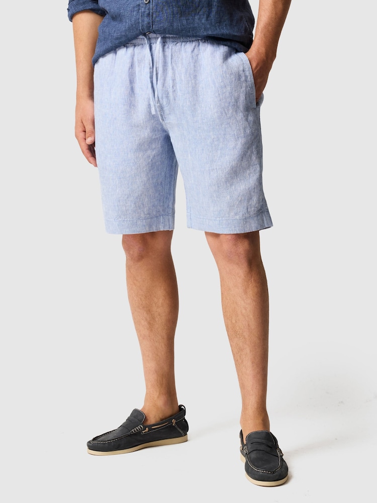 Rodd & Gunn Blue Linen 9" Resort Shorts - Image 1 of 5
