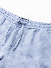 Rodd & Gunn Blue Linen 9" Resort Shorts - Image 5 of 5