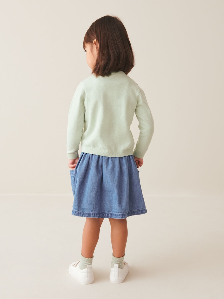 Mint Green Cardigan (3mths-7yrs) - Image 2 of 7