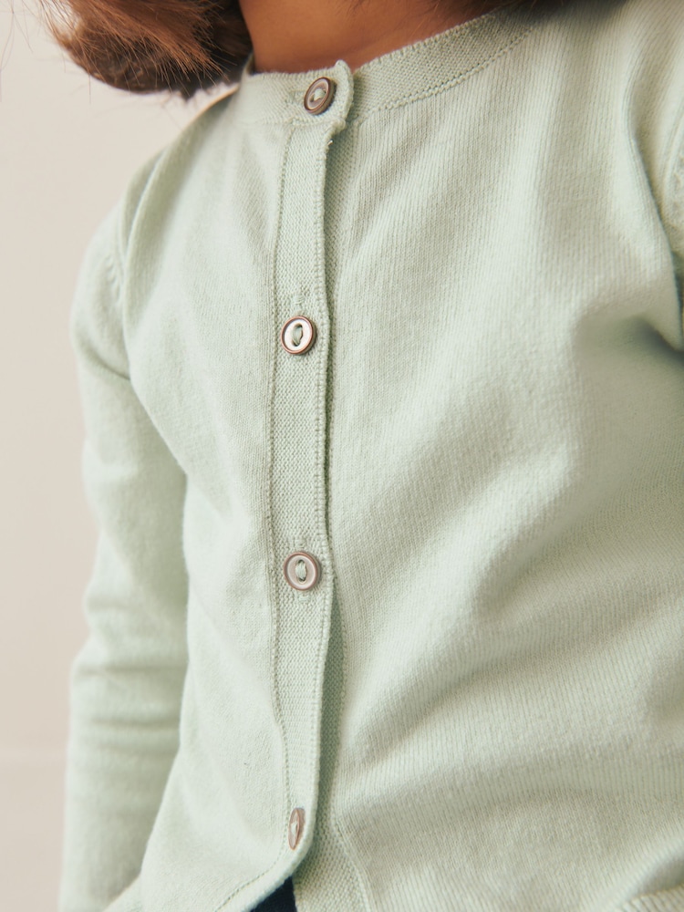 Mint Green Cardigan (3mths-10yrs) - Image 4 of 7