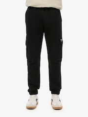 Superdry Black Utility Sport Joggers - Image 1 of 2