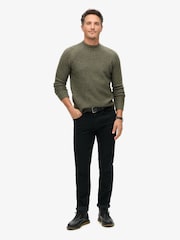 Superdry Beetle Green Chunky Raglan Jumper - Image 2 of 5
