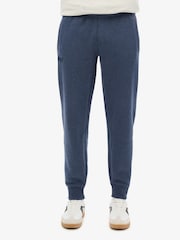 Superdry Heritage Navy Marl Essential Logo Joggers - Image 3 of 6