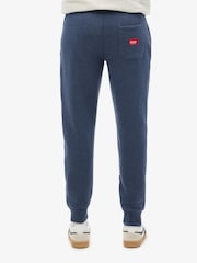 Superdry Heritage Navy Marl Essential Logo Joggers - Image 4 of 6