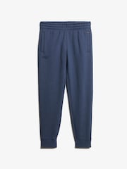 Superdry Heritage Navy Marl Essential Logo Joggers - Image 5 of 6