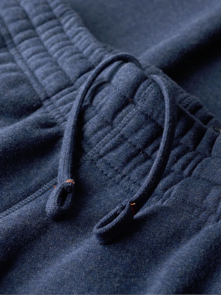 Superdry Heritage Navy Marl Essential Logo Joggers - Image 6 of 6