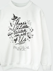 Brands In White Practical Magic There is a Little Witch Sweatshirt - Image 3 of 4