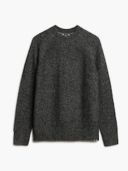 Superdry Black Chunky Raglan Jumper - Image 4 of 5
