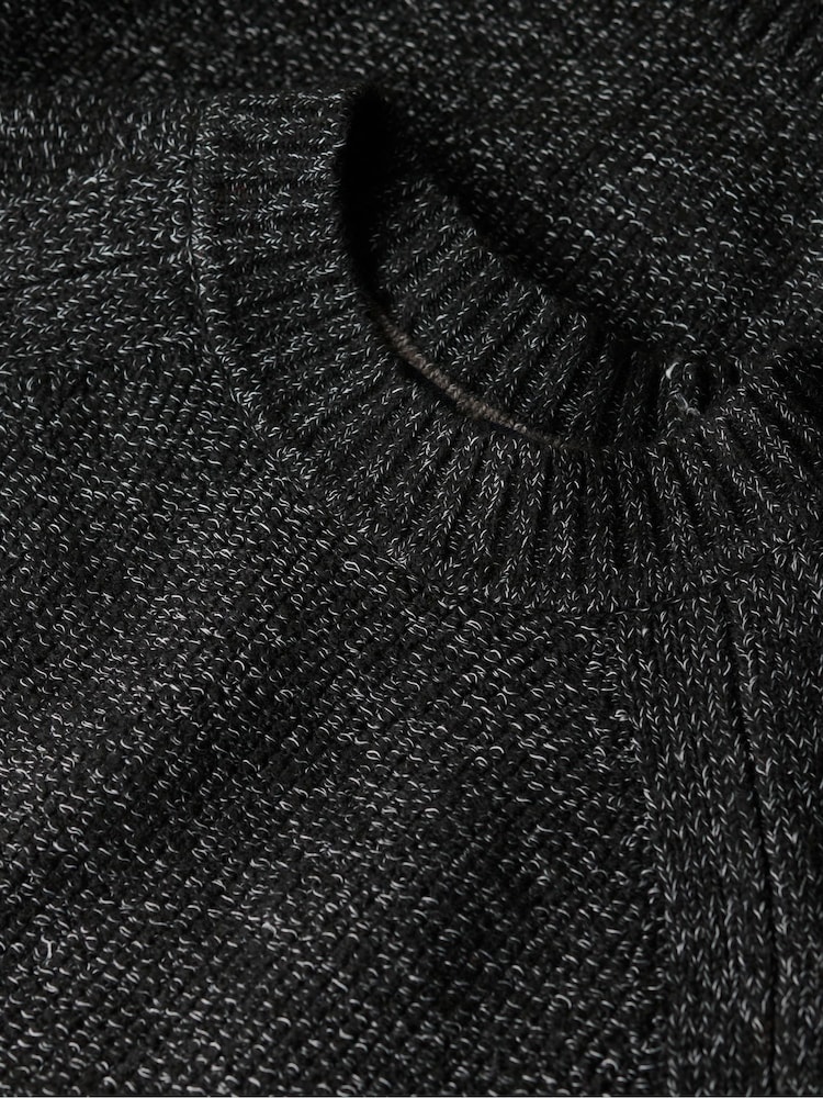 Superdry Black Chunky Raglan Jumper - Image 5 of 5