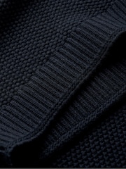 Superdry Navy Merchant Textured Crew Jumper - Image 5 of 5