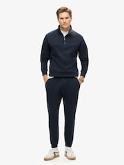 Superdry Blue Tech Tapered Joggers - Image 1 of 5