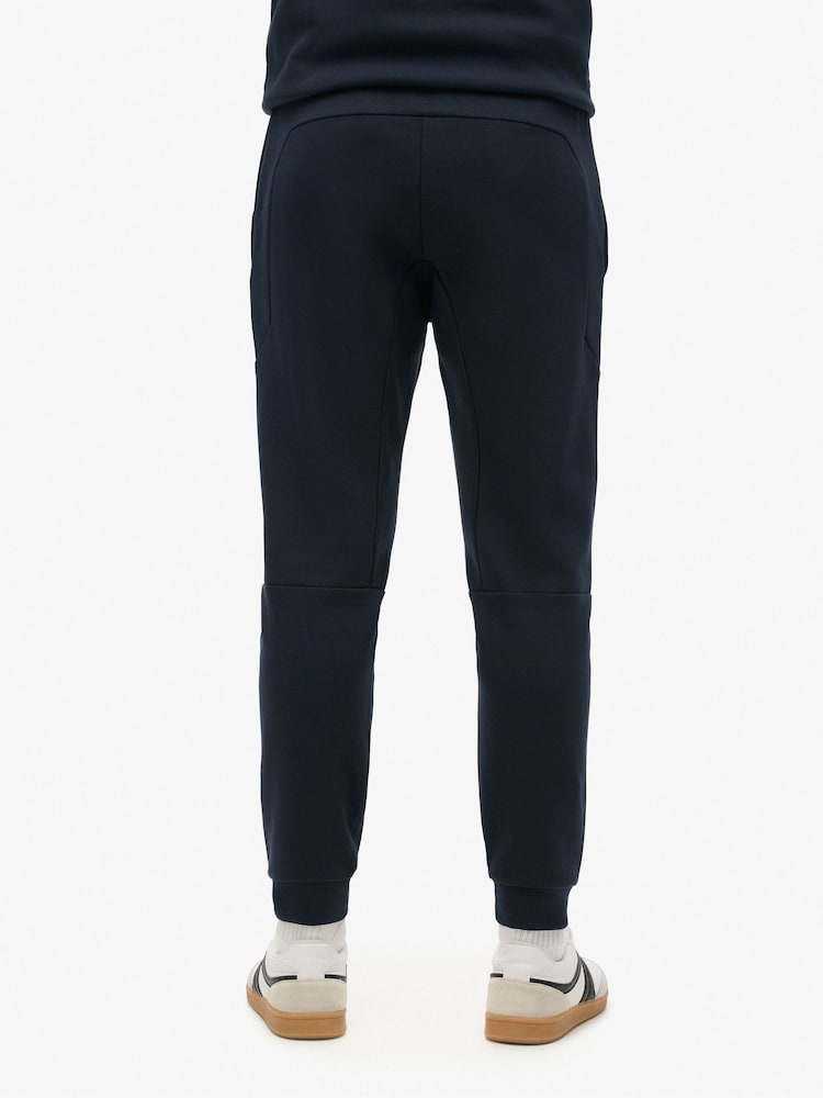 Superdry Blue Tech Tapered Joggers - Image 4 of 5
