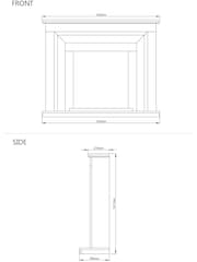 Be Modern White Whitham Fireplace - Image 5 of 5