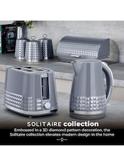 Tower Grey Solitaire 2 Slice Toaster - Image 4 of 8