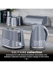 Tower Grey Solitaire 2 Slice Toaster - Image 7 of 8