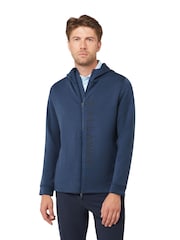 Callaway Apparel Blue Full Zip Hooded Jacket - Bilde 1 av 5