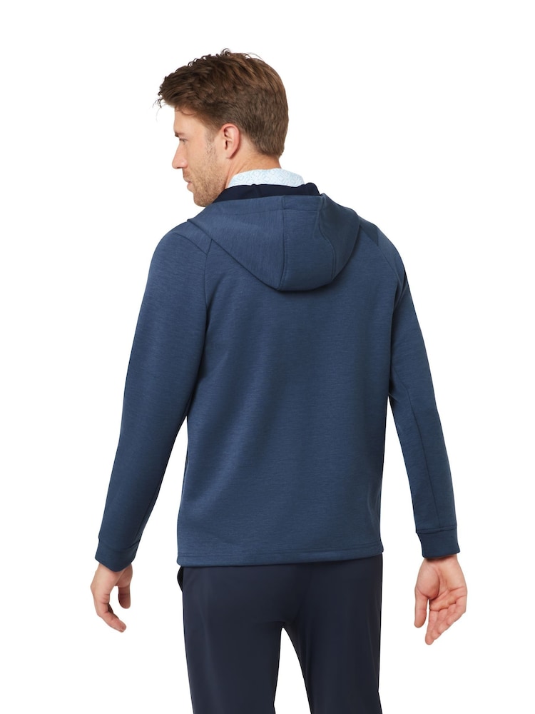 Callaway Apparel Blue Full Zip Hooded Jacket - Bilde 2 av 5 Callaway Apparel Blue Full Zip Hooded Jacket - Bilde 2 av 5
