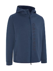 Callaway Apparel Blue Full Zip Hooded Jacket - Bilde 4 av 5