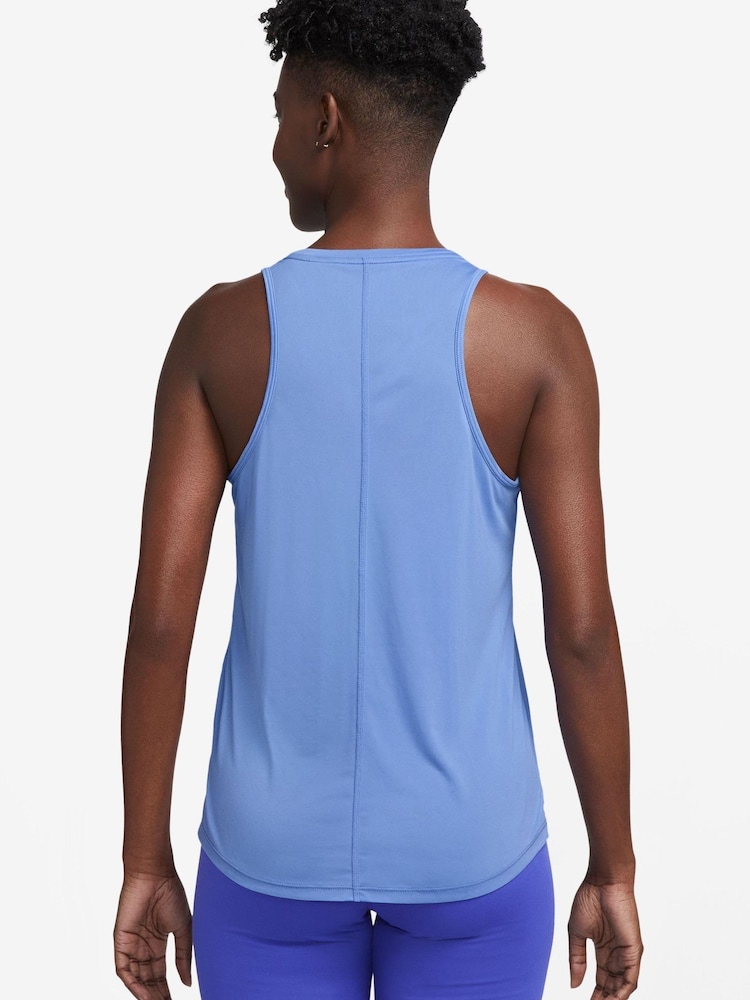 Nike Blue Dri-FIT One Vest - Image 2 of 3