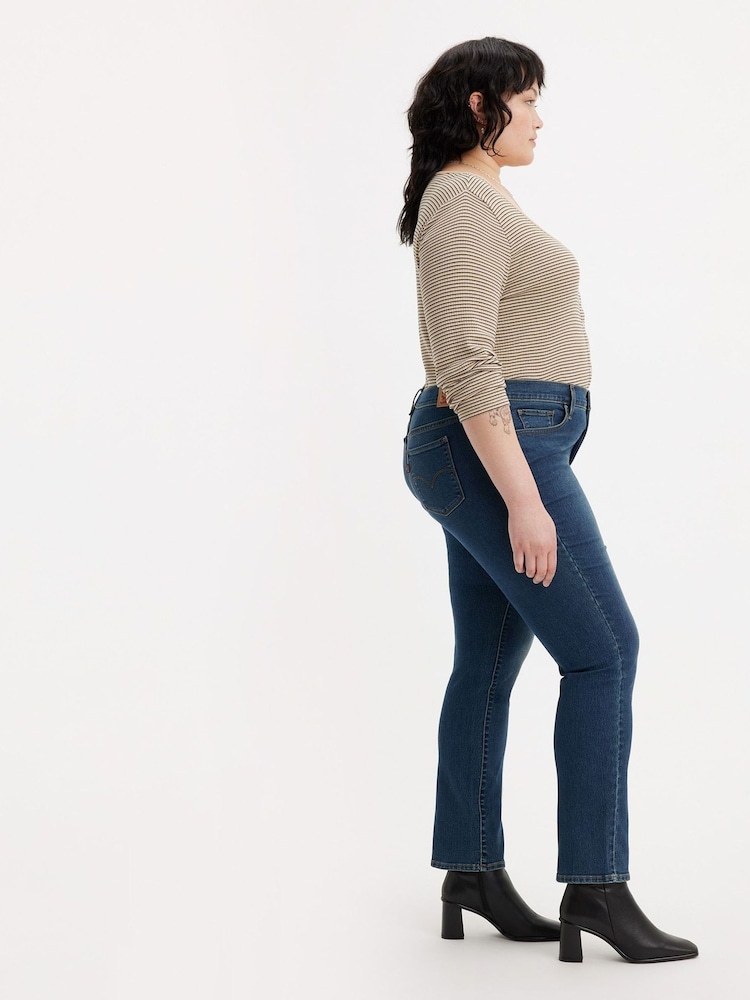 Ревностный синий - Моделирующие прямые джинсы Levi's® 314™ - Image 2 of 7