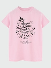 Rose - T-shirt Brands In Practical Magic Petite Sorcière Halloween Coupe Boyfriend - Image 2 sur 4