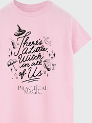 Rose - T-shirt Brands In Practical Magic Petite Sorcière Halloween Coupe Boyfriend - Image 3 sur 4