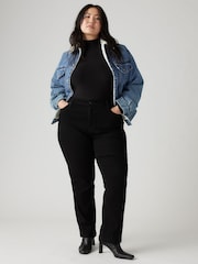 Levi's® Midnight Gaze 724™ Curve High Rise Slim Straight Jeans - Image 4 of 8