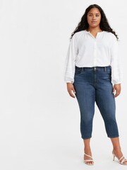 Levi's® Lapis Amidst 311™ Curve Shaping Skinny Capri Jeans - Image 1 of 5