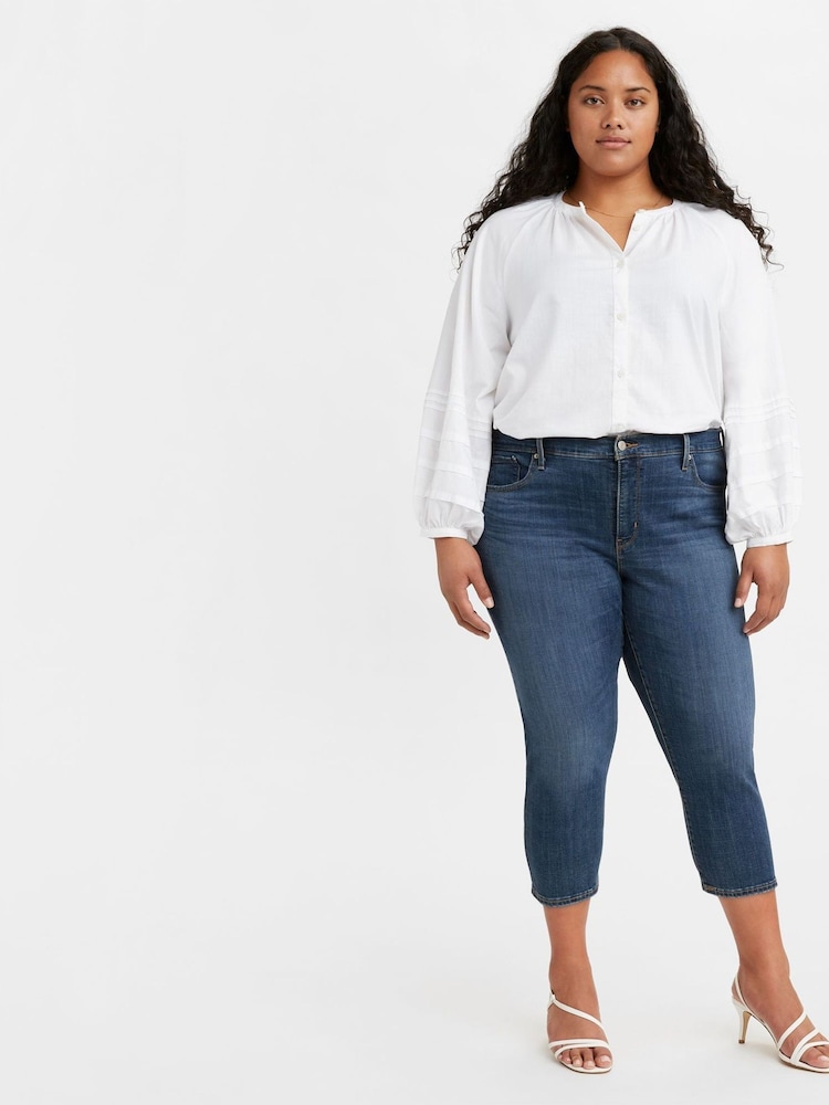 Levi's® Lapis Amidst 311™ Curve Shaping Skinny Capri Jeans - Image 1 of 5