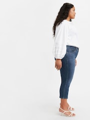 Levi's® Lapis Amidst 311™ Curve Shaping Skinny Capri Jeans - Image 3 of 5