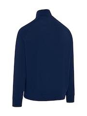 Callaway Blue Apparel Blocked Mixed Media Full Zip Jacket - Bild 6 von 6