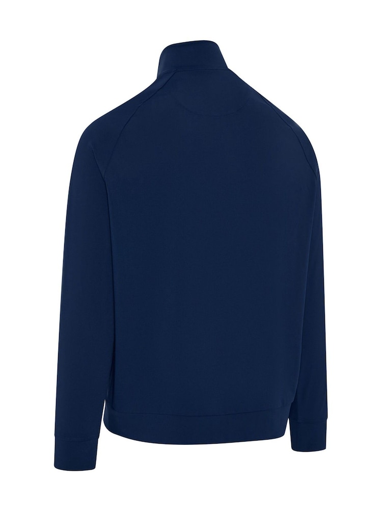 Callaway Blue Apparel Blocked Mixed Media Full Zip Jacket - Bild 6 von 6 Callaway Blue Apparel Blocked Mixed Media Full Zip Jacket - Bild 6 von 6