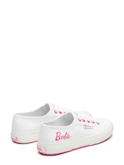 Superga 2750 Barbie Terry Cloth Patch White Trainers - Image 3 of 5