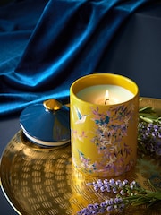 Yellow Midnight Patchouli and Amber Ceramic Shaped Scented Candle - Image 1 of 3
