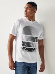 White Shapes Print T-Shirts - Image 1 of 7