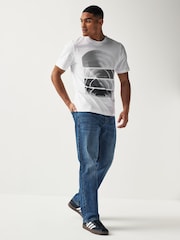 White Shapes Print T-Shirts - Image 2 of 7