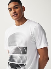White Shapes Print T-Shirts - Image 4 of 7