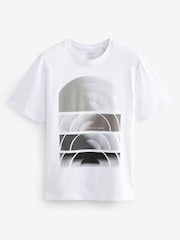 White Shapes Print T-Shirts - Image 5 of 7