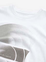 White Shapes Print T-Shirts - Image 6 of 7